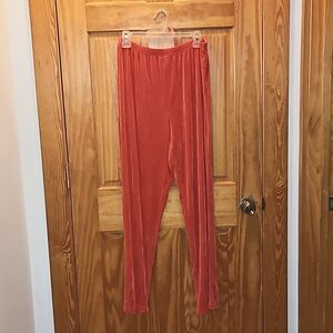 Bright pink pilazzo pants
